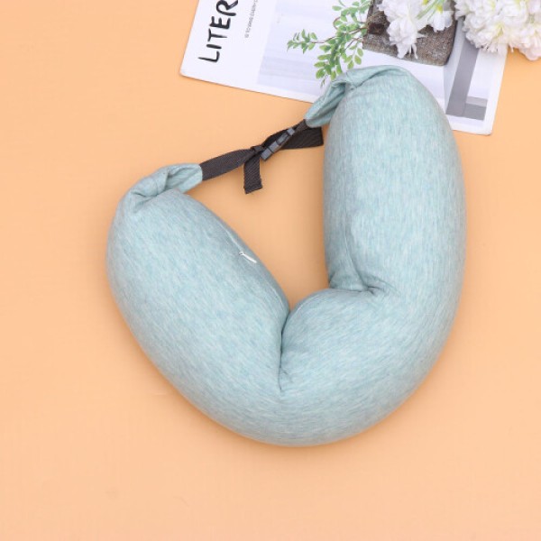 Bantal Bentuk U untuk Leher, Hijau, Bantal Perjalanan